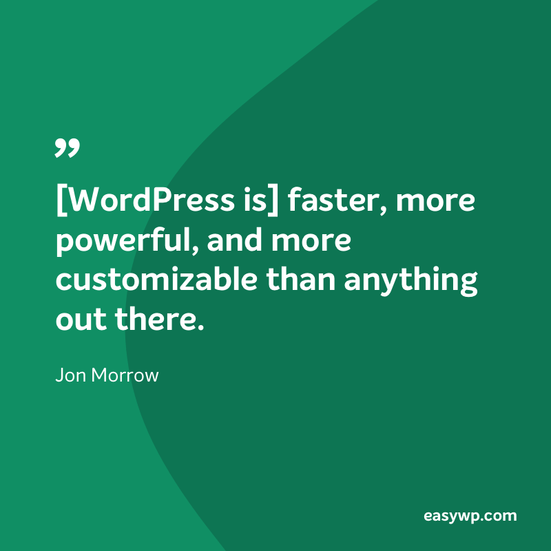 Jon Morrow on WordPress
