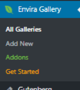 Small view of EnviraGallery menu