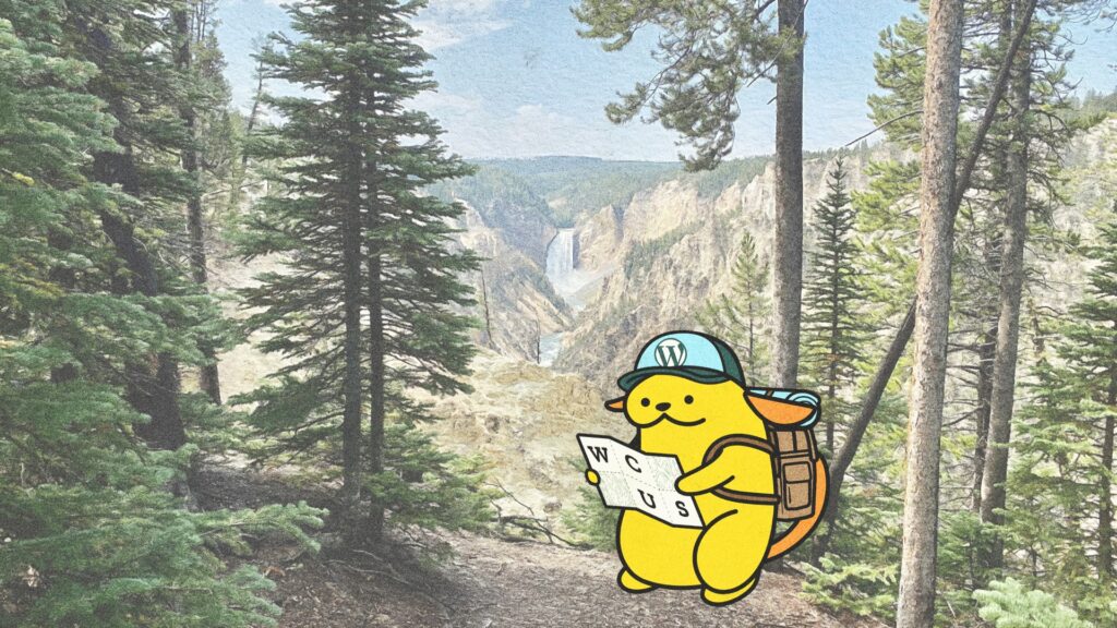 Wapuu in the forest