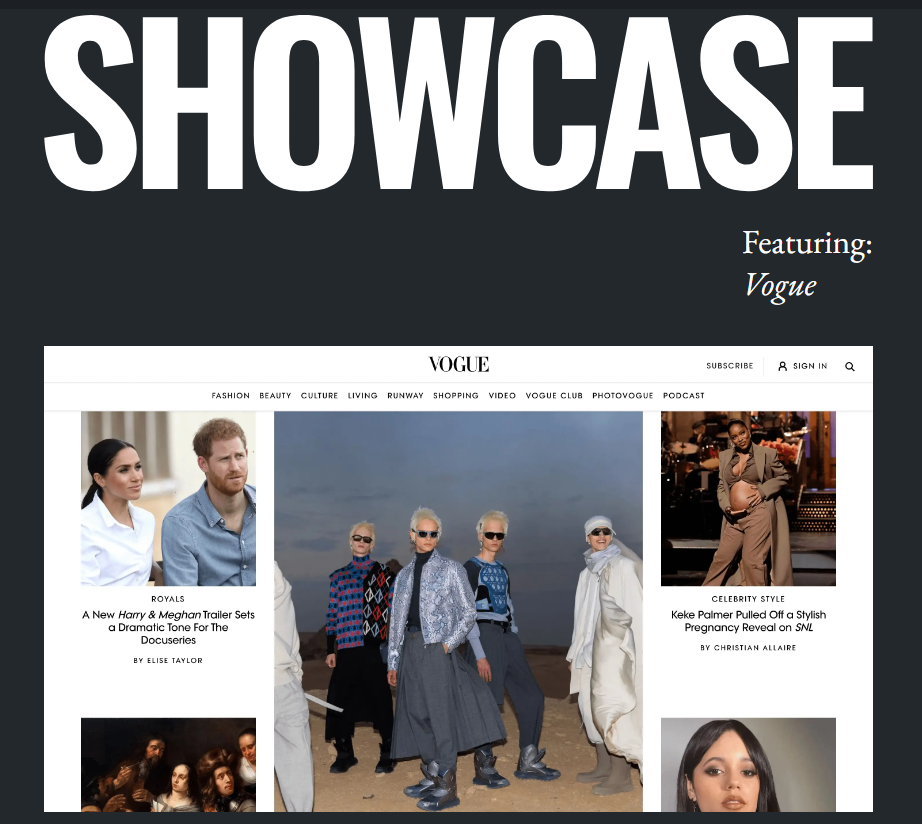 Screenshot of the WordPress Showcase gallery page
