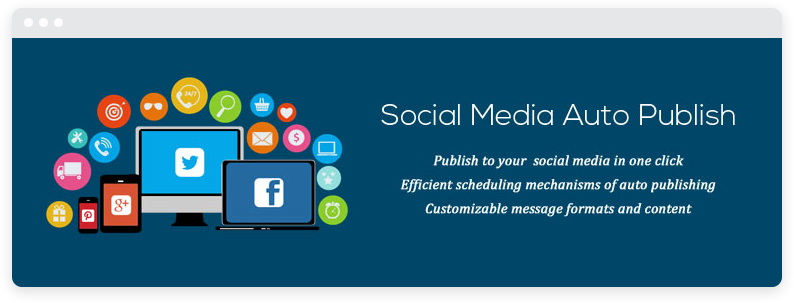 Banner for the WordPress plugins Social Media Auto Publish