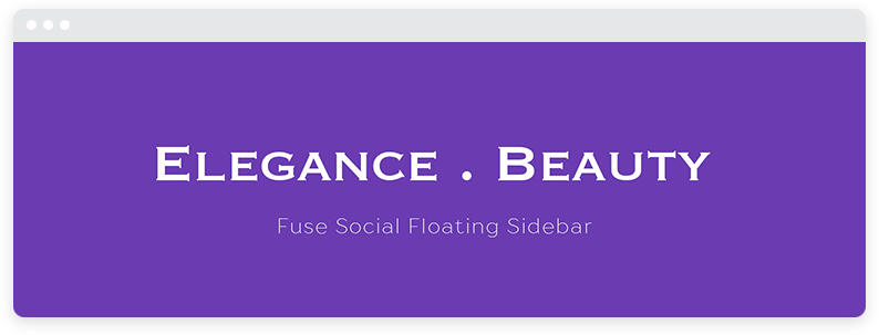 Banner for Floating Sidebar
