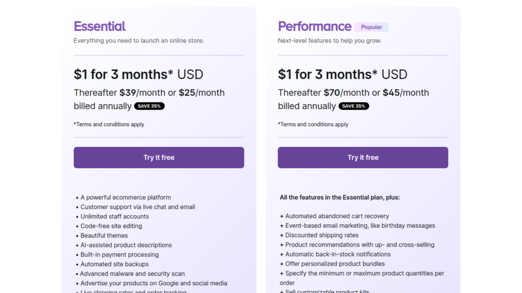 Two options for Woo premium plans