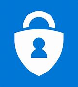 The Microsoft Authenticator logo in blue