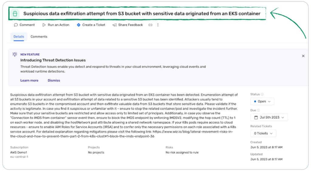 A monitoring dashboard from an online tool.
