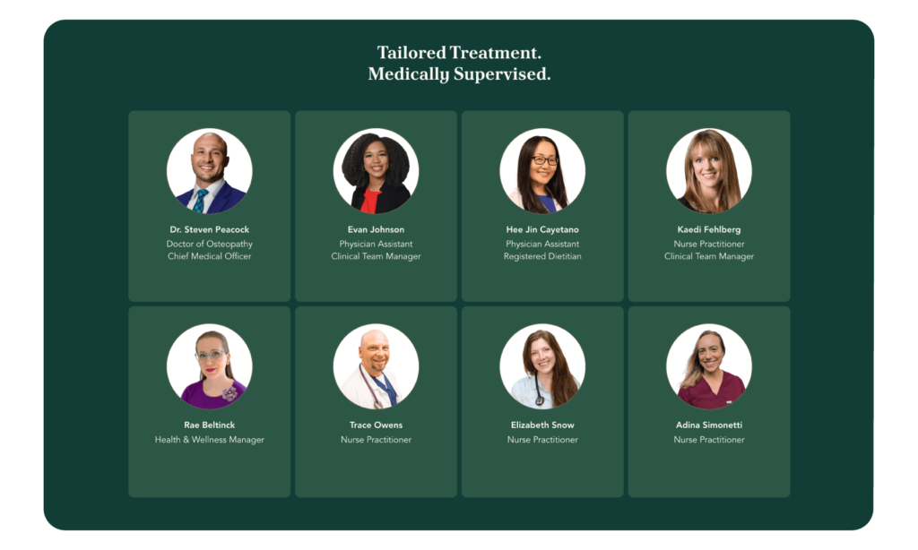 Screenshot from the Henry Meds site